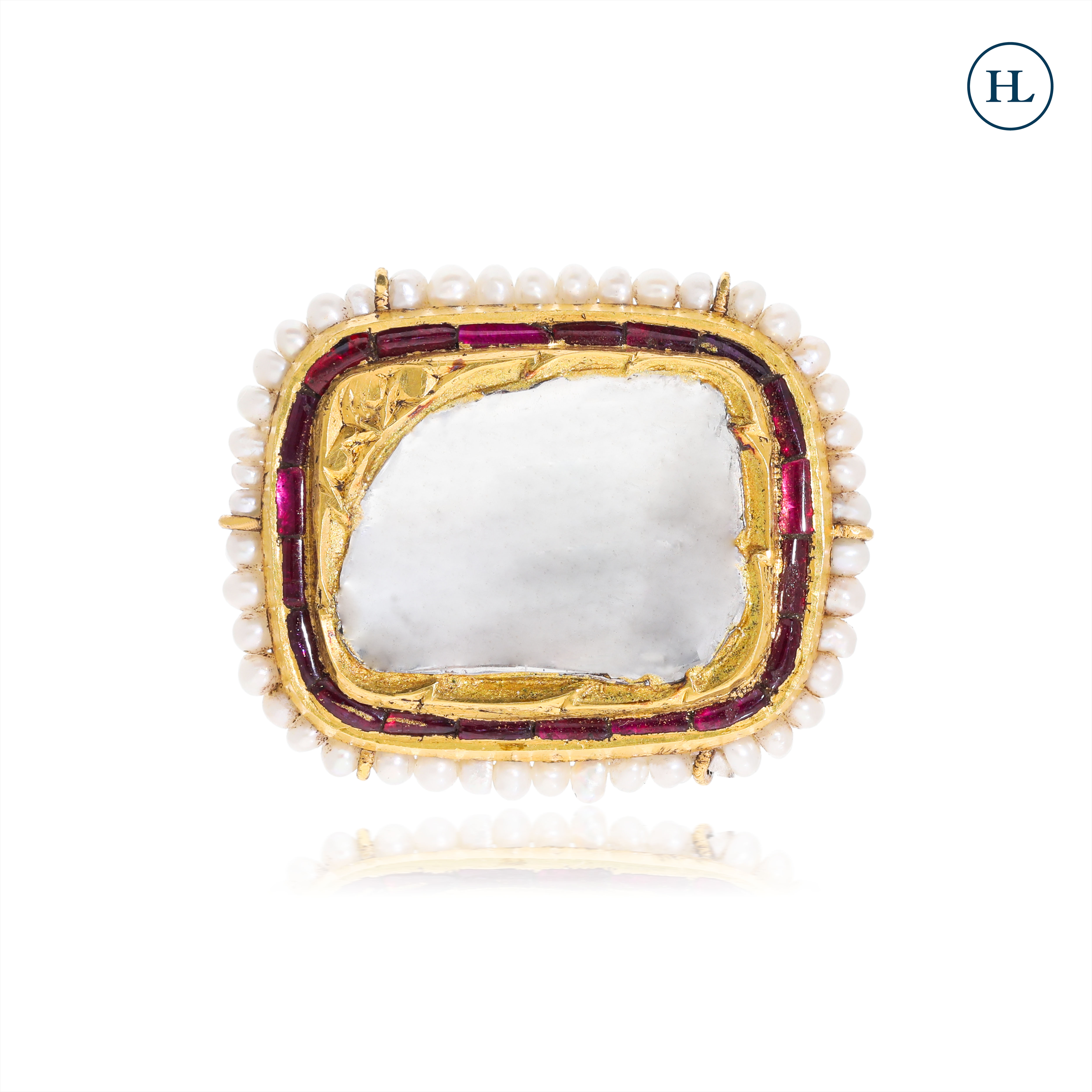 Pearl Polki Rings Online

