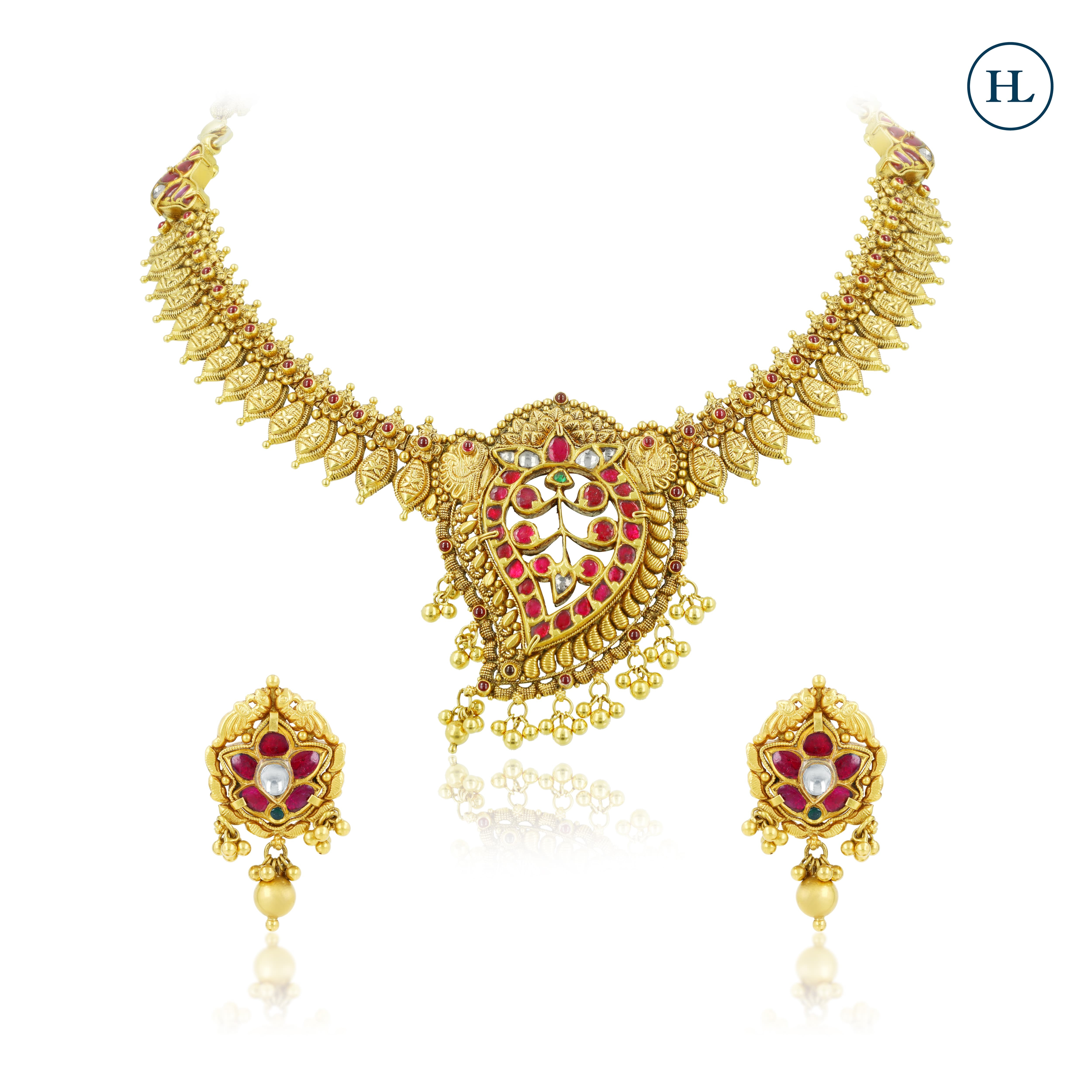 Online Gold Necklace Set
