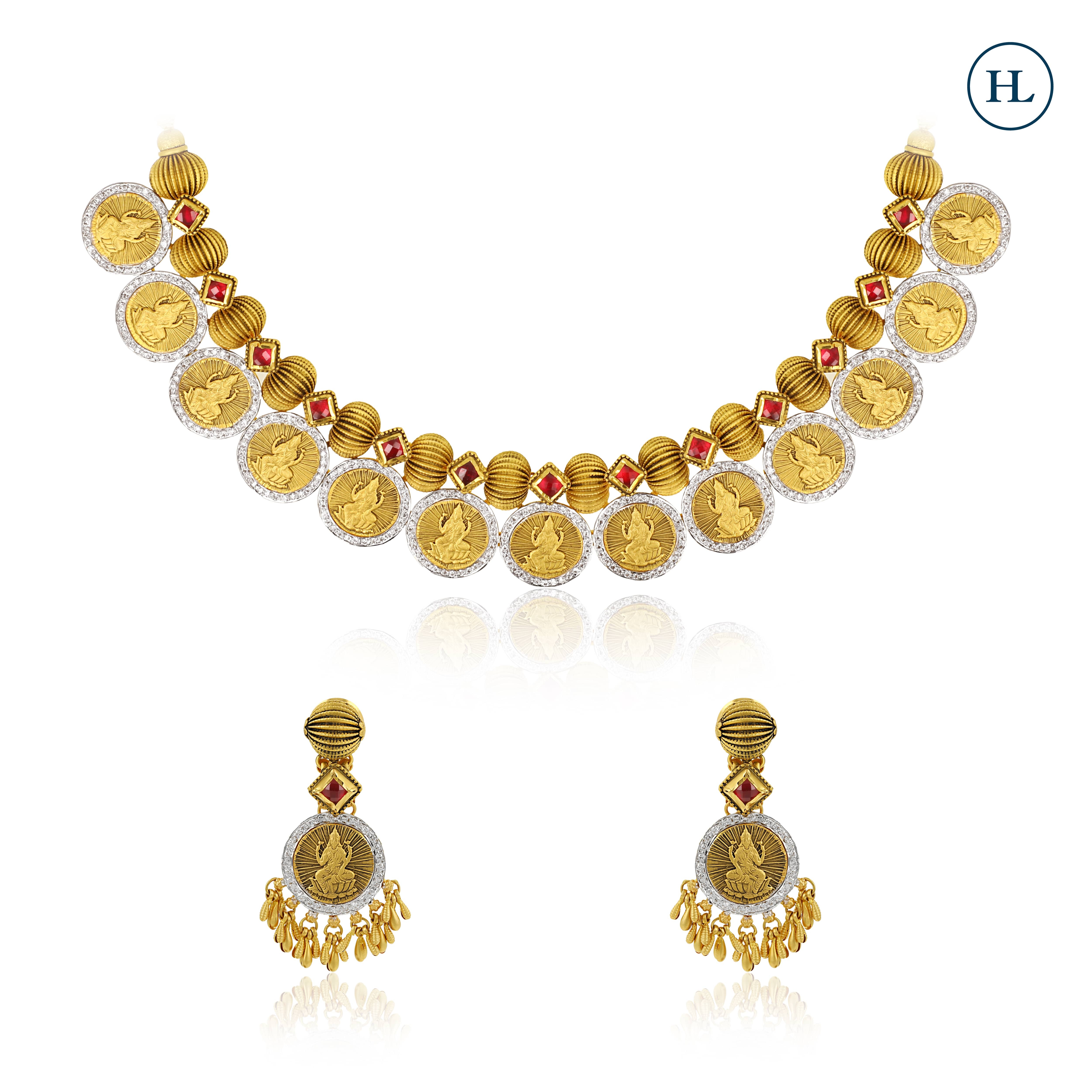 Online Gold Necklace Set
