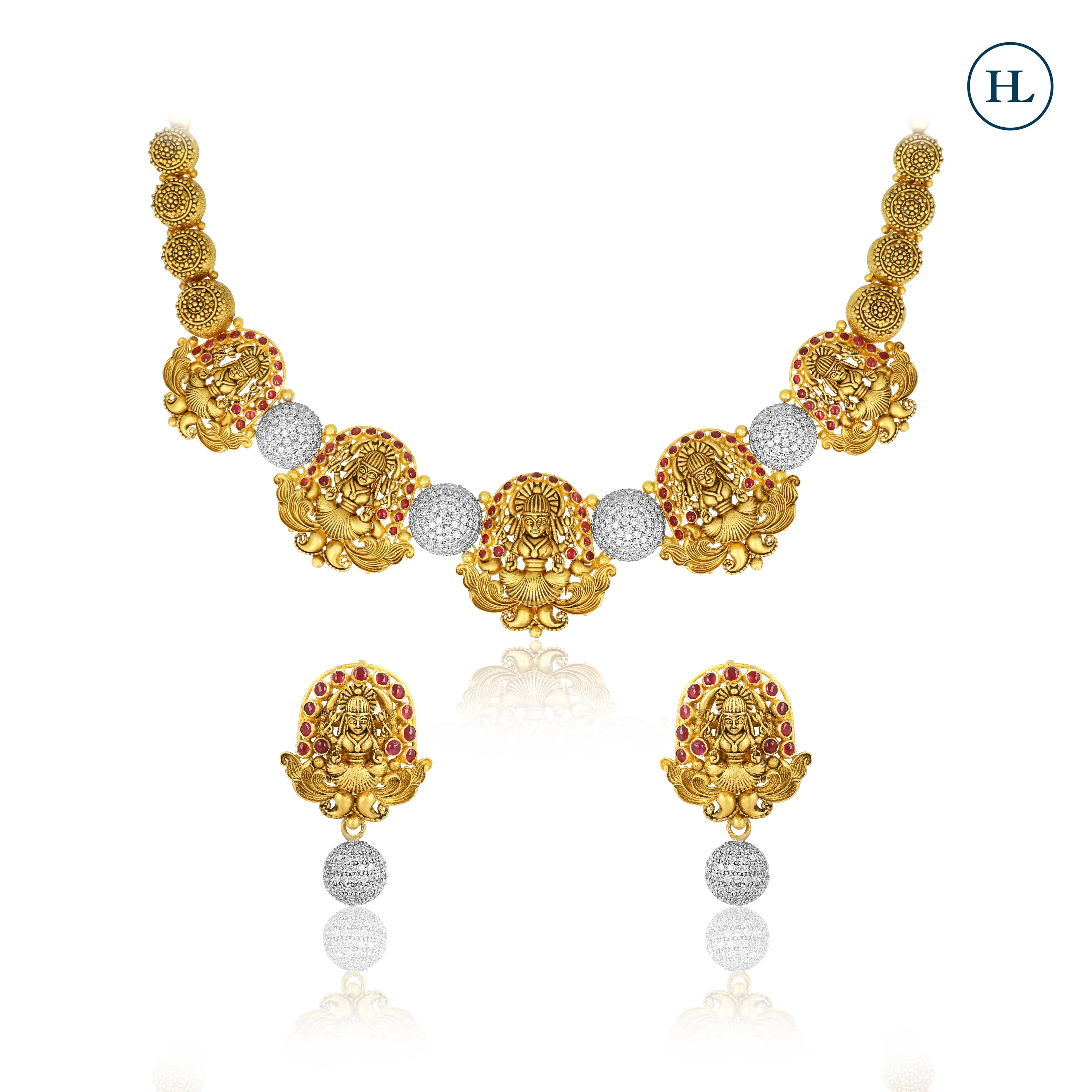 Online Gold Necklace Set
