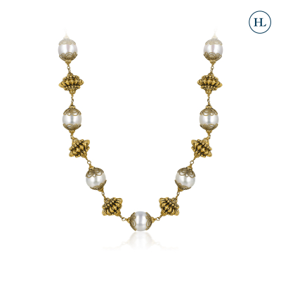 Gilded Pearl Chain