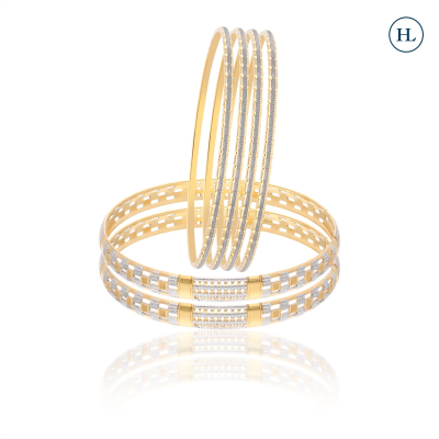 Vesta Dual Tone Bangles