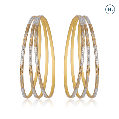 Lilibeth Dual Tone Bangles