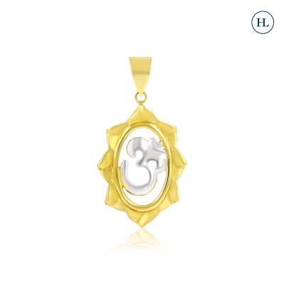 Om Dual Tone Pendant