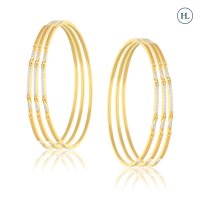 Ariella Dual Tone Bangles