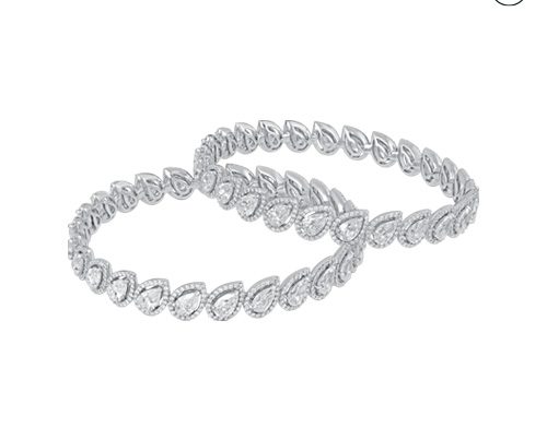 Hazoorilal Diamond Bangles