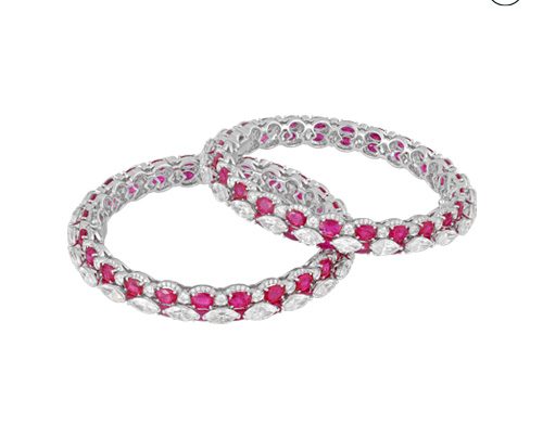 Hazoorilal Diamond Bangles
