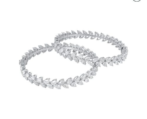 Hazoorilal Diamond Bangles