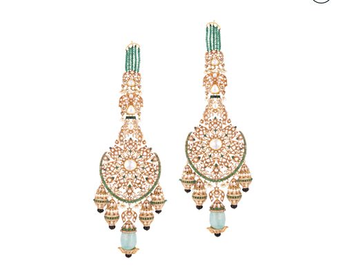 Hazoorilal Polki Earrings