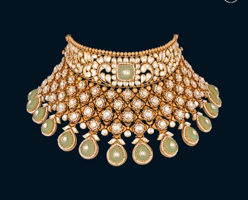 Hazoorilal Polki Necklace