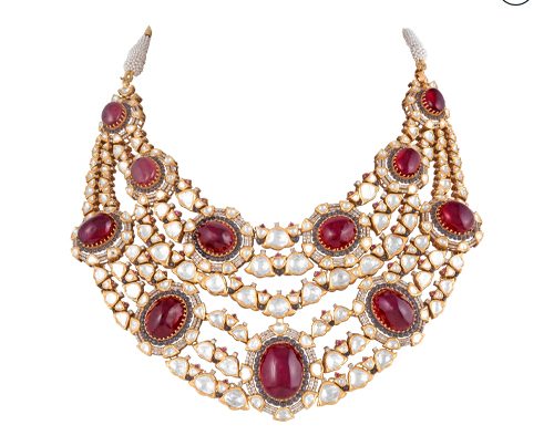 Hazoorilal Polki Necklace