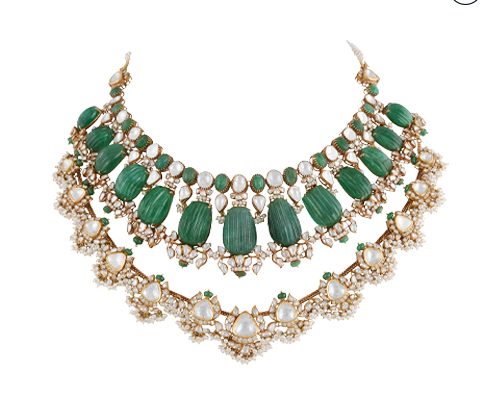 Hazoorilal Polki Necklace
