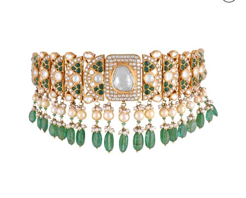 Hazoorilal Polki Necklace