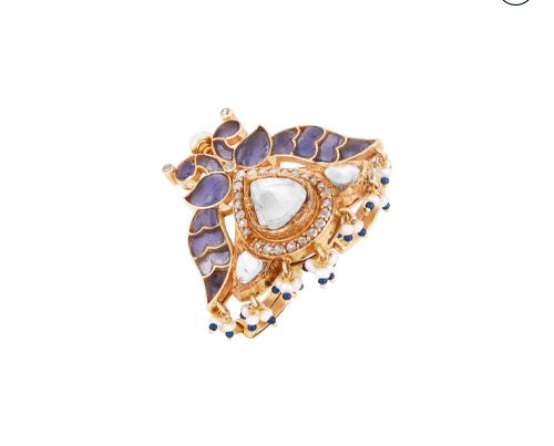 Hazoorilal Polki Ring