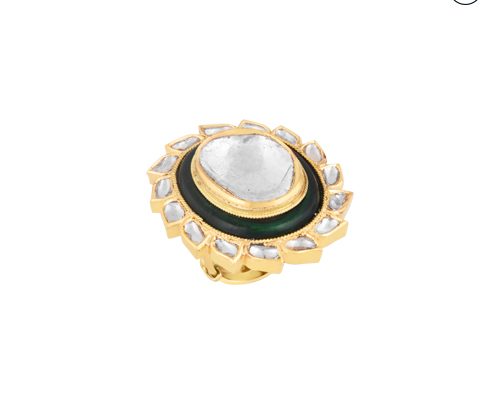 Hazoorilal Polki Ring