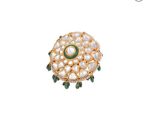 Hazoorilal Polki Ring