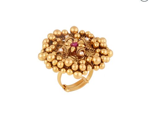 Hazoorilal Gold Ring
