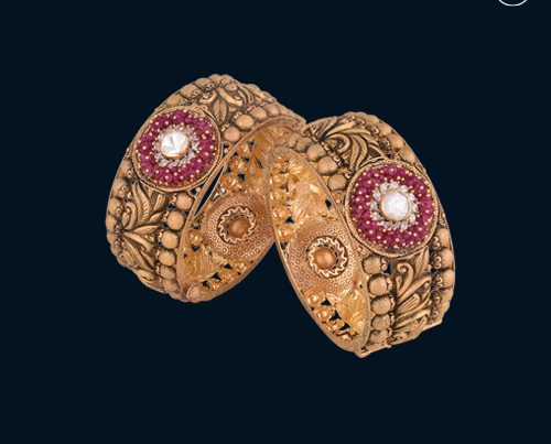 Hazoorilal Gold Kada