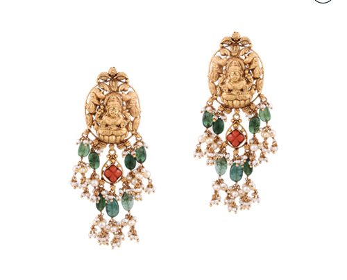 Hazoorilal Gold Earring
