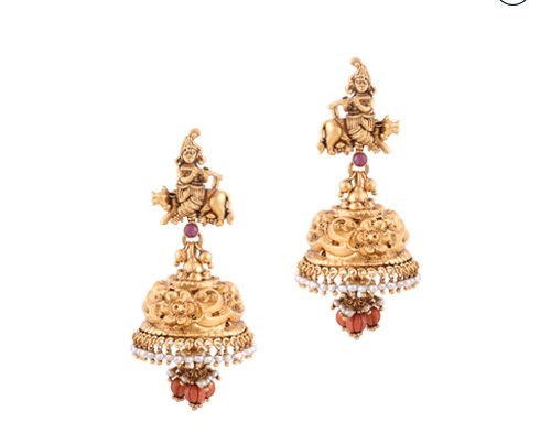 Hazoorilal Gold Earring