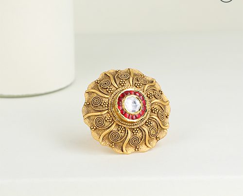 Hazoorilal Gold Ring
