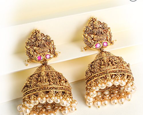 Hazoorilal Gold Earrings